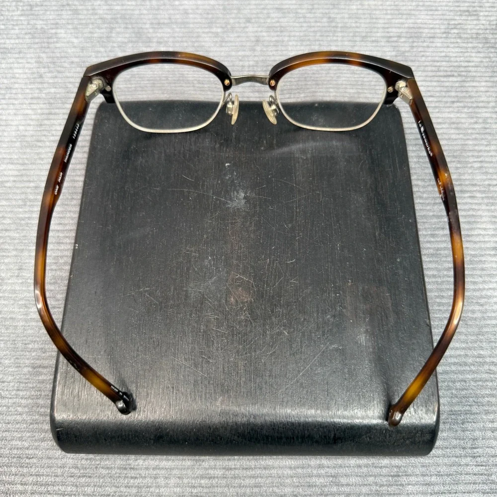 l.a.Eyeworks Thunder 159442 Tortoise Gold Eyeglasses‎ Frames Japan Handcrafted